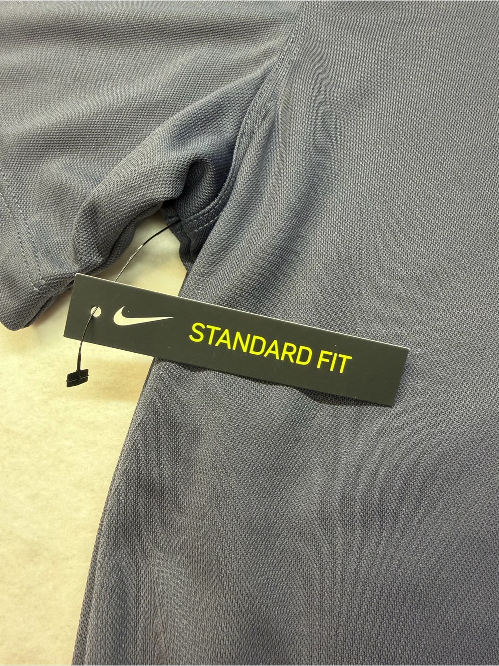 Nike Men’s Dri-FIT Polo - Dark Grey - Picture 6 of 8